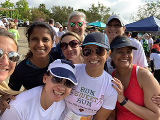 Runners at the Pathways Run